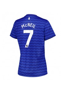 Everton Dwight McNeil #7 Voetbaltruitje Thuis tenue Dames 2025-26 Korte Mouw